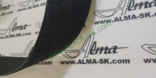 Suchý zips 50 mm HÁČIK čierny